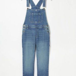 FatFace Women's Banbury Dungarees (Overalls) Lt Blue size 8